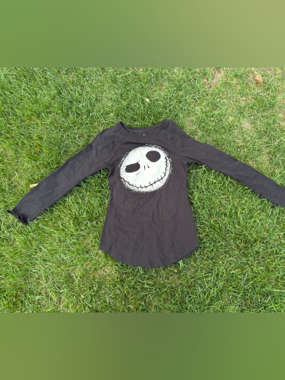 Disney Nightmare Before Christmas Jack Skellington Top teen/young adult size S